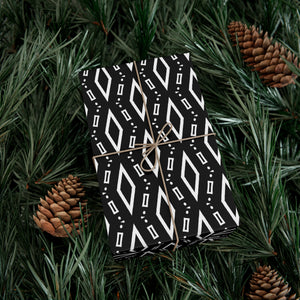 Modern Geometric Gift Wrap Papers - Stylish Black & White Wrapping Paper for All Occasions