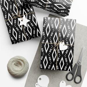 Modern Geometric Gift Wrap Papers - Stylish Black & White Wrapping Paper for All Occasions