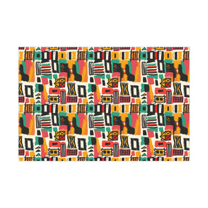 Colorful Geometric Gift Wrap Papers – Vibrant Wrapping Paper for Holidays & Special Occasions