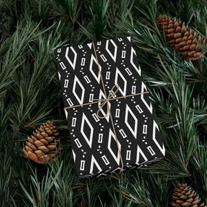 Modern Geometric Gift Wrap Papers - Stylish Black & White Wrapping Paper for All Occasions