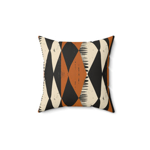 Bohemian Geometric Square Pillow – Cozy Home Decor - Double Sided Design