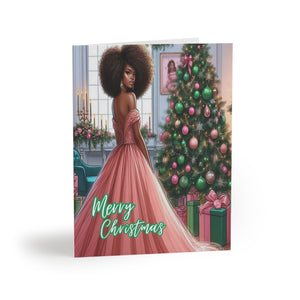 Pink and Green Diva Greeting cards (8, 16, and 24 pcs)