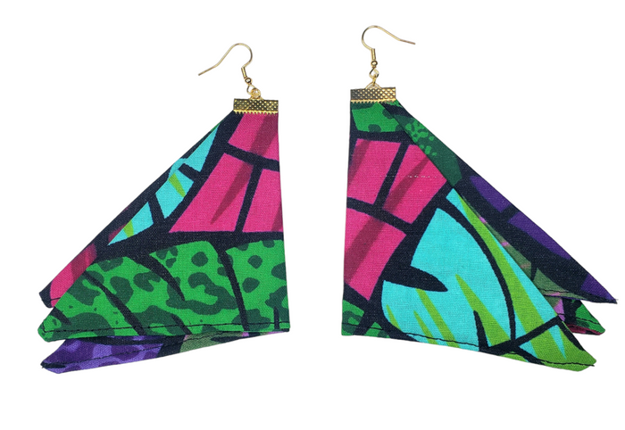 "Iyanna" Fabric Earrings