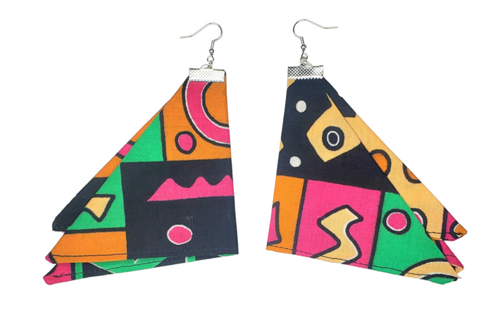 "Kiburi" Fabric Earrings