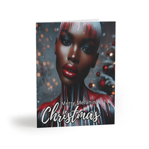 Melanin Christmas Greeting cards (8, 16, and 24 pcs)