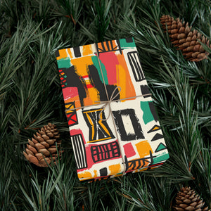 Colorful Geometric Gift Wrap Papers – Vibrant Wrapping Paper for Holidays & Special Occasions